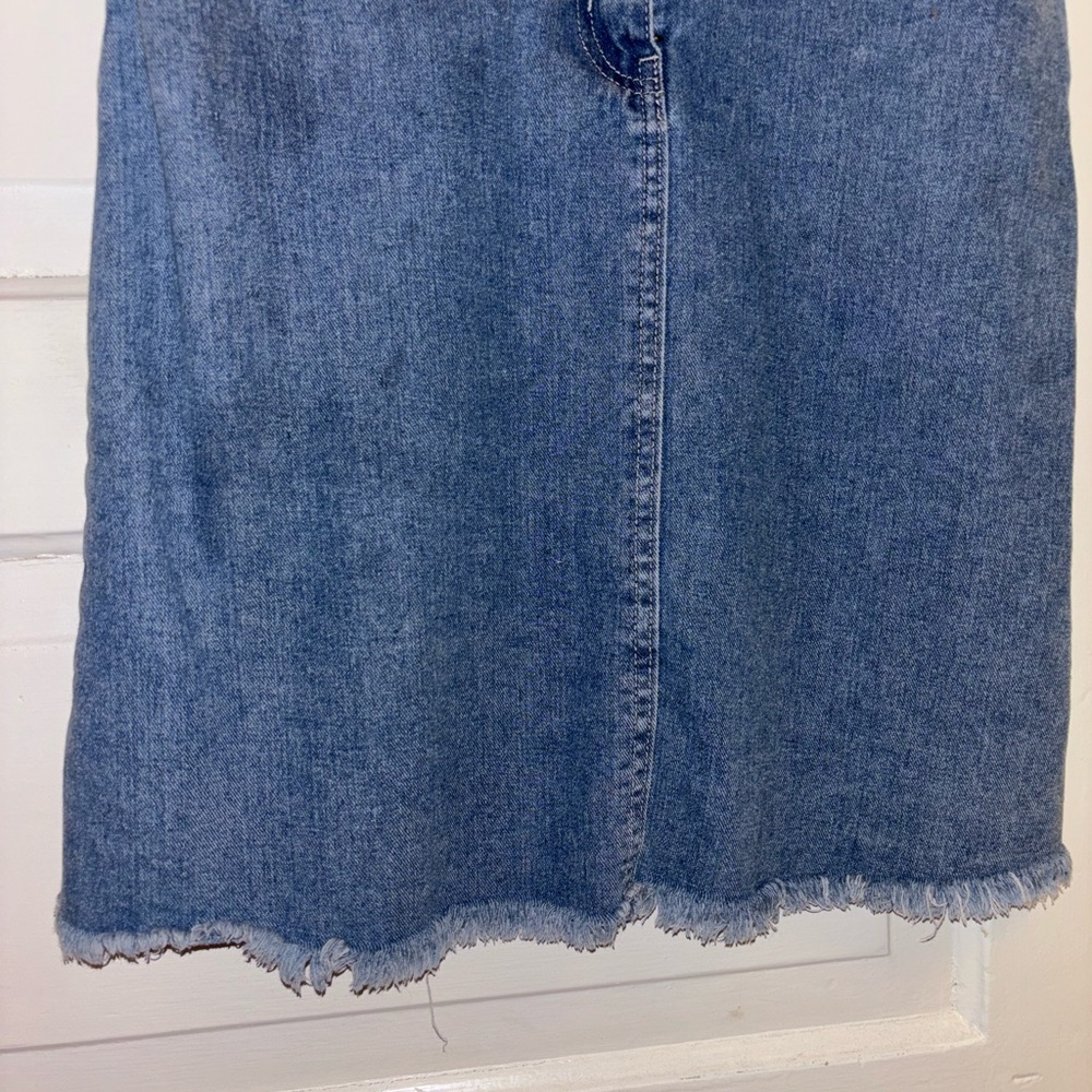 Joie Denim Sleeveless Button-Up Dress - Picture 5 of 5